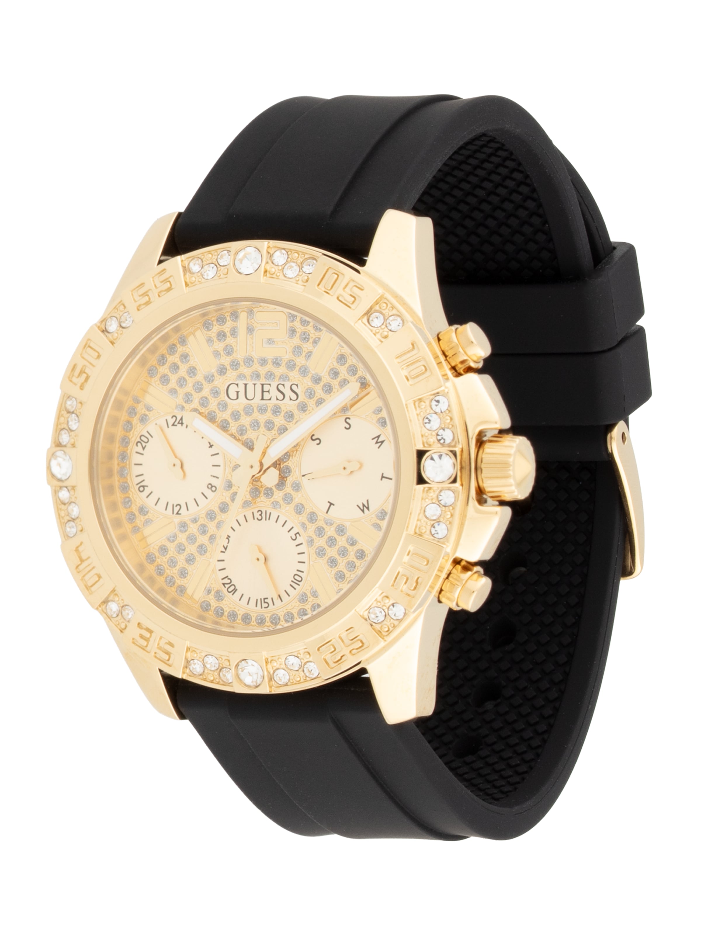 

GUESS Часы Analog 'Majesty' в черном цвете