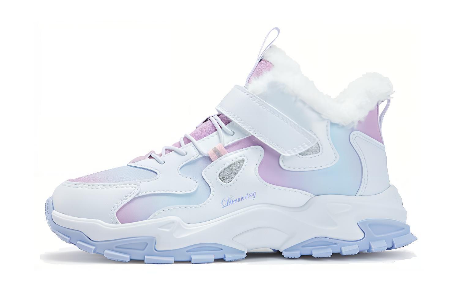 

XTEP Нескользящие износостойкие детские кроссовки для повседневной носки, белые, фиолетовые, подростковые