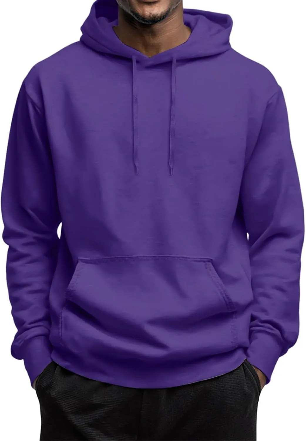 

Толстовка с капюшоном Fleece, мужская, оверсайз, с карманами