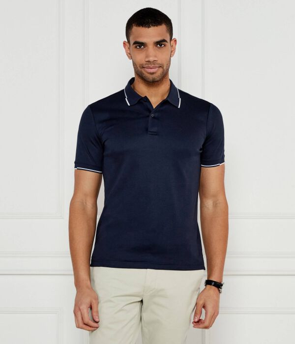 

Рубашка поло Slim fit Calvin Klein, синий