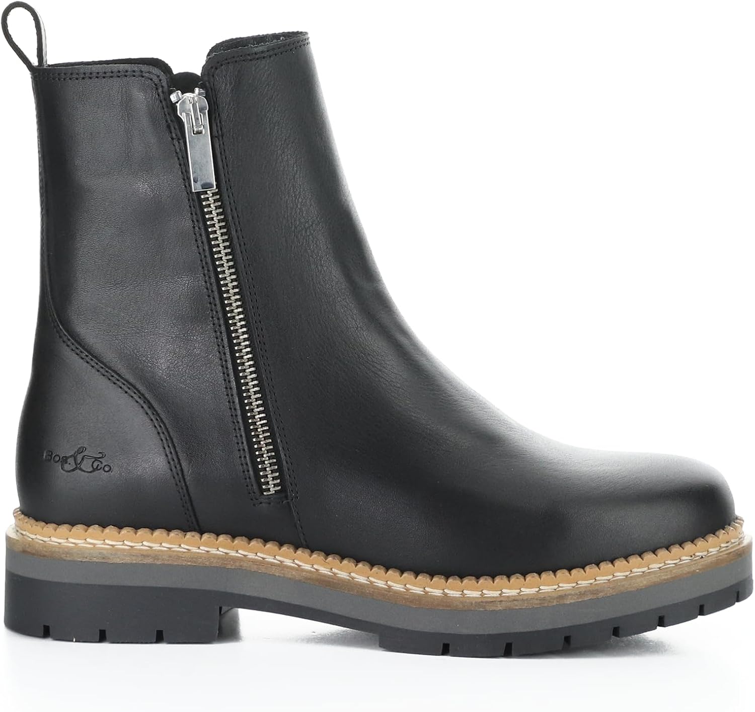 Ботинки Bos. Co. Feel Leather Side Zip Boot - Among Bos. & Co., черный — фото 2