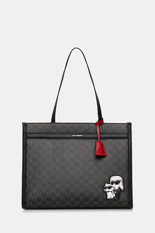 

Сумка ikon monogram Karl Lagerfeld, коричневый