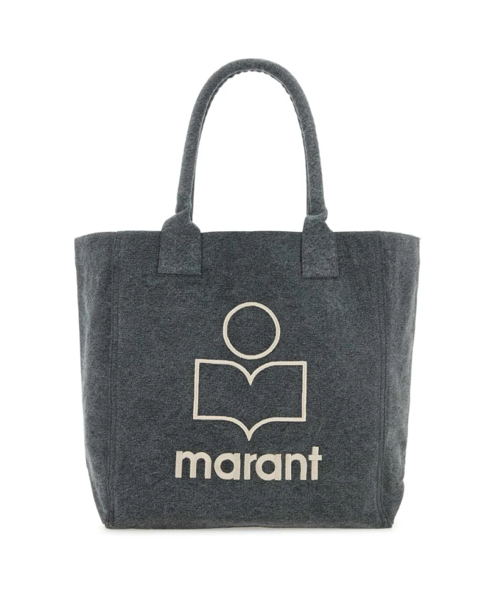 

Маленькая сумка из желтого дерева Isabel Marant, серый