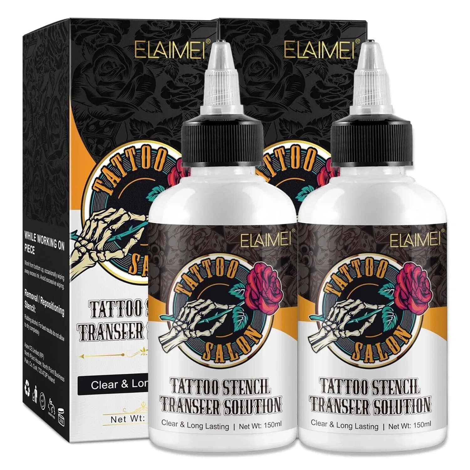 Гель для тату-трафаретов «Tattoo Transfer Gel» 150 мл от P-Beauty, 2 шт. P-Beauty Cosmetic Accessories