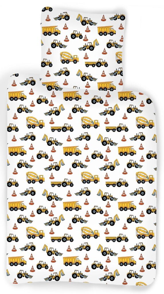 

Пододеяльник Sweet Home werkvoertuigen 140 x 200 см 60 x 63 см BrandMac