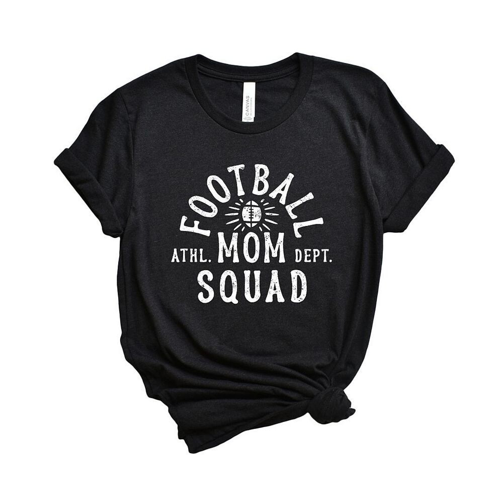 

Футболка с короткими рукавами и рисунком Football Mom Squad Simply Sage Market, черный