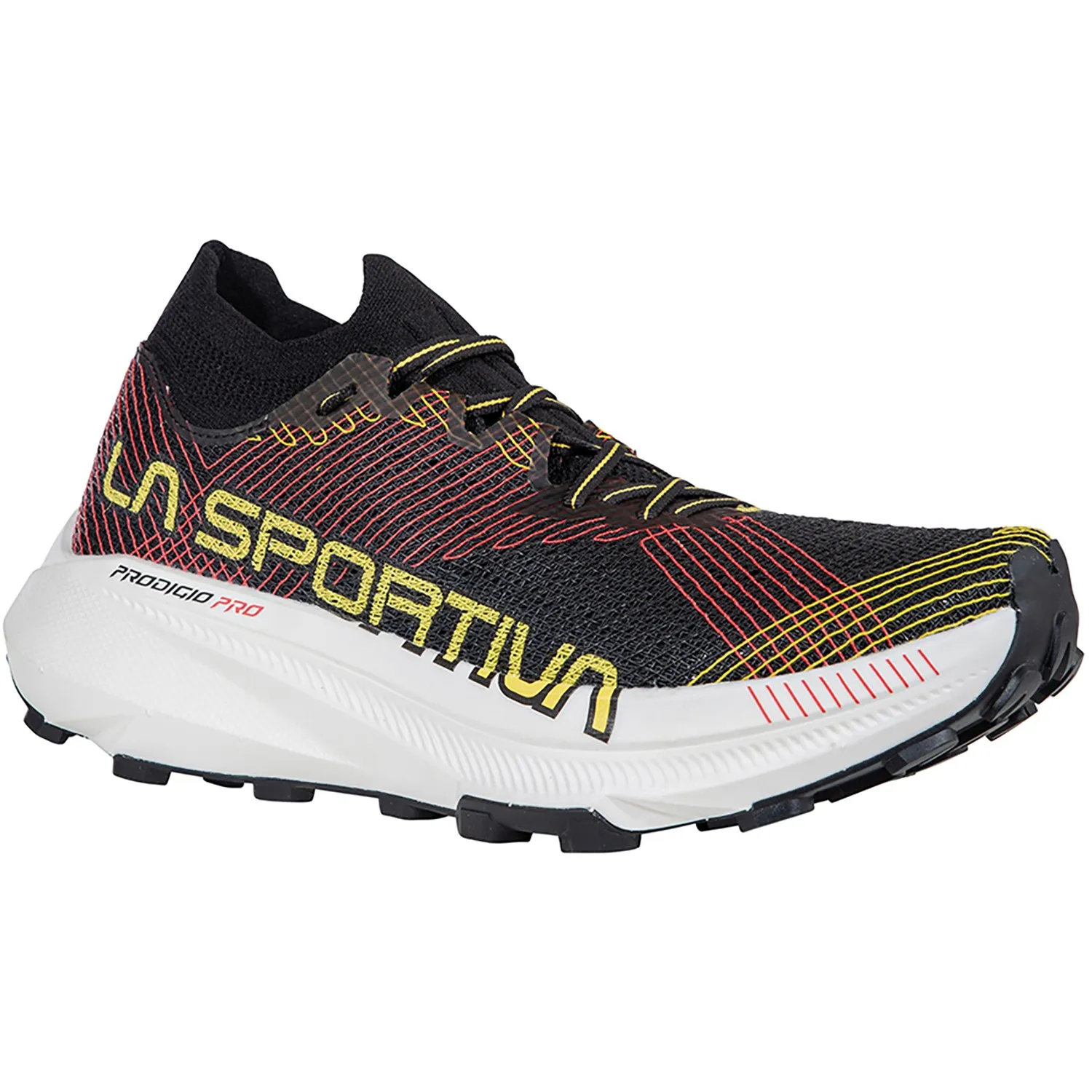 Prodigio Pro Трейлраннинговые Кроссовки La Sportiva, Black/Yellow — фото 3