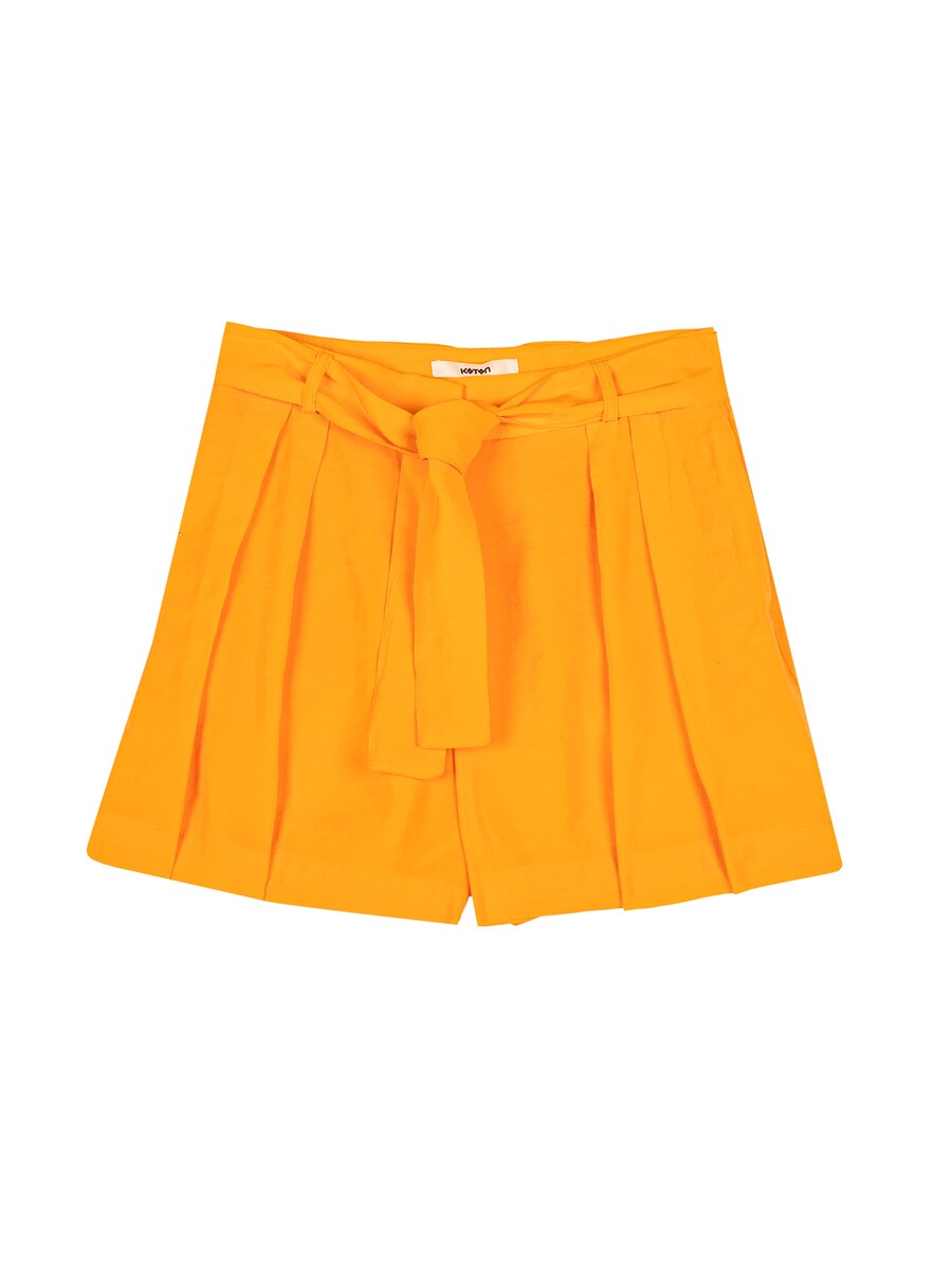 

Шорты Koton Loose fit Pleat-Front Pants, оранжевый
