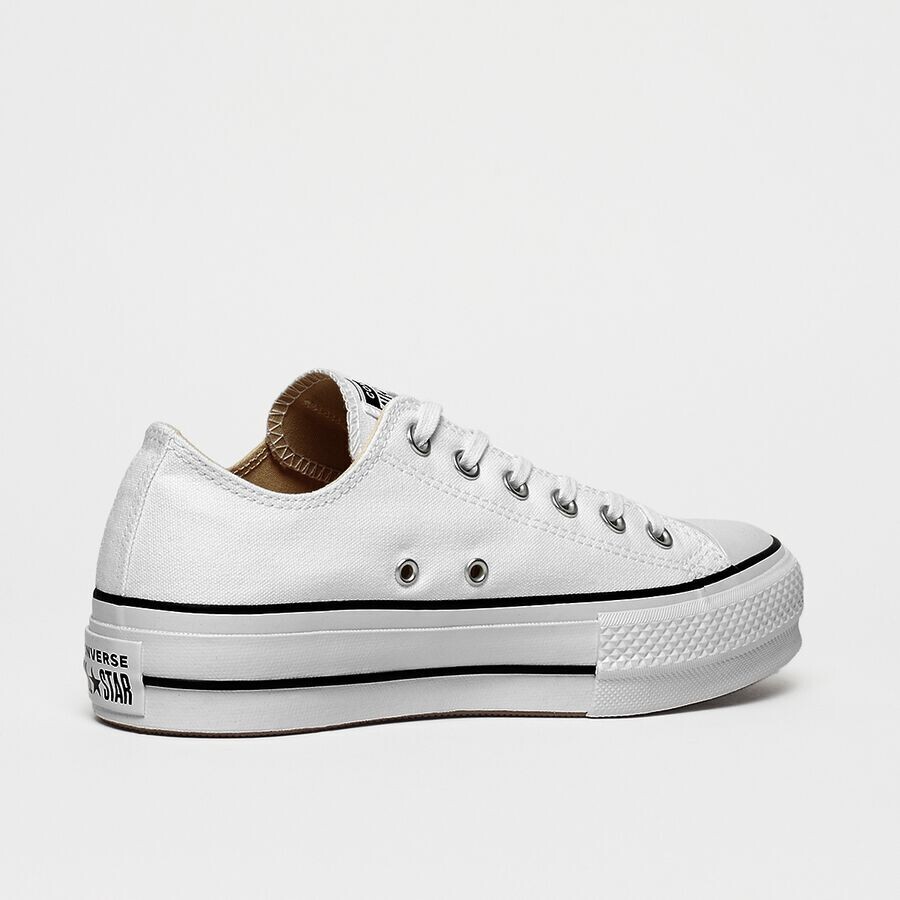 Кроссовки Chuck Taylor All Star Lift OX Converse, цвет white/black/white — фото 3