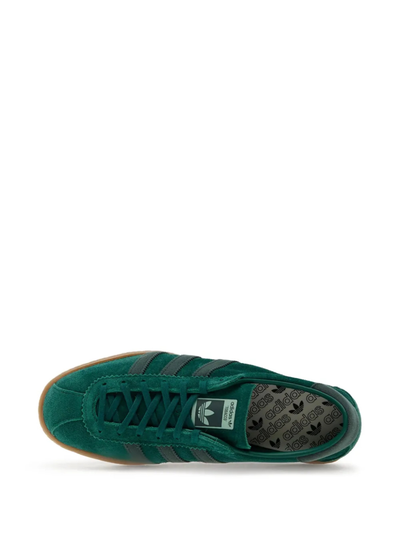 Кроссовки Adidas Tobacco из замши, зеленый — фото 4