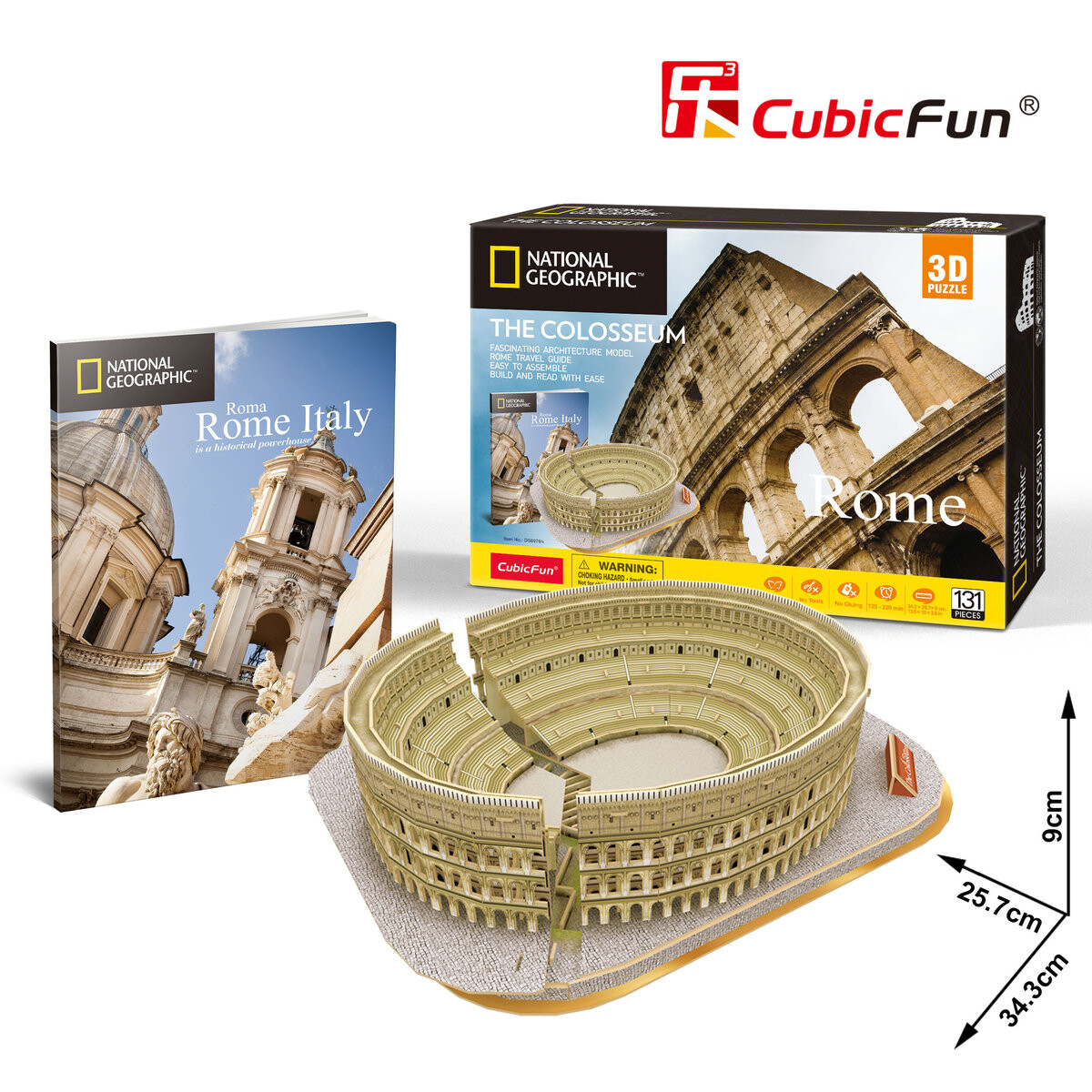 

Пазл Cubic Fun, National Geographic, Колизей 3D