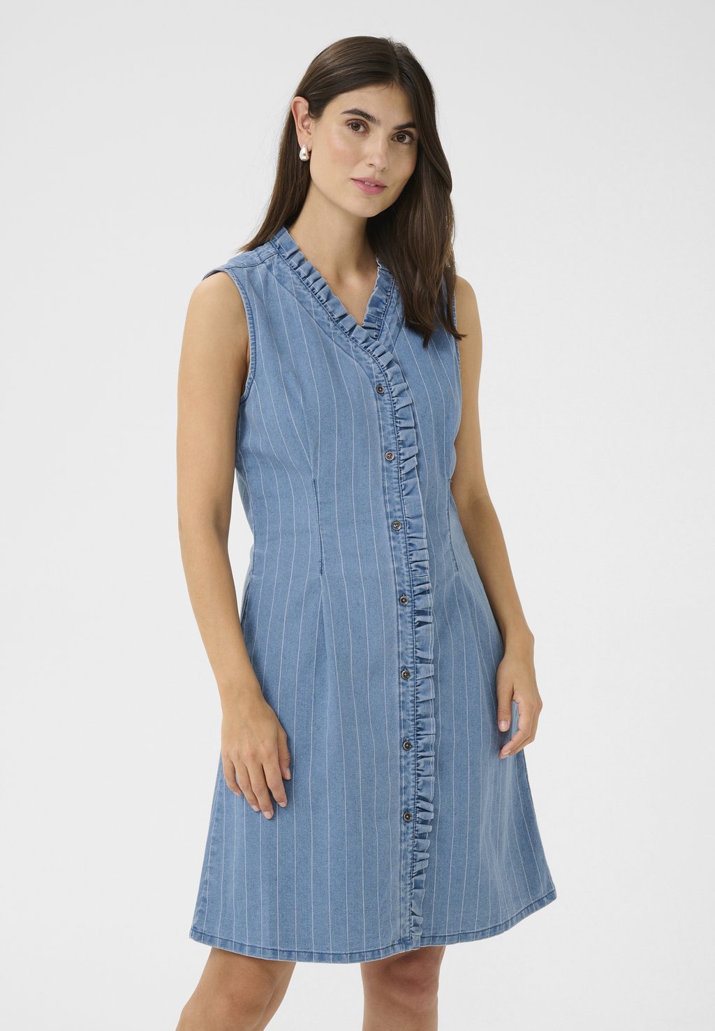 

Джинсовое платье Culture, цвет Light Blue Denim