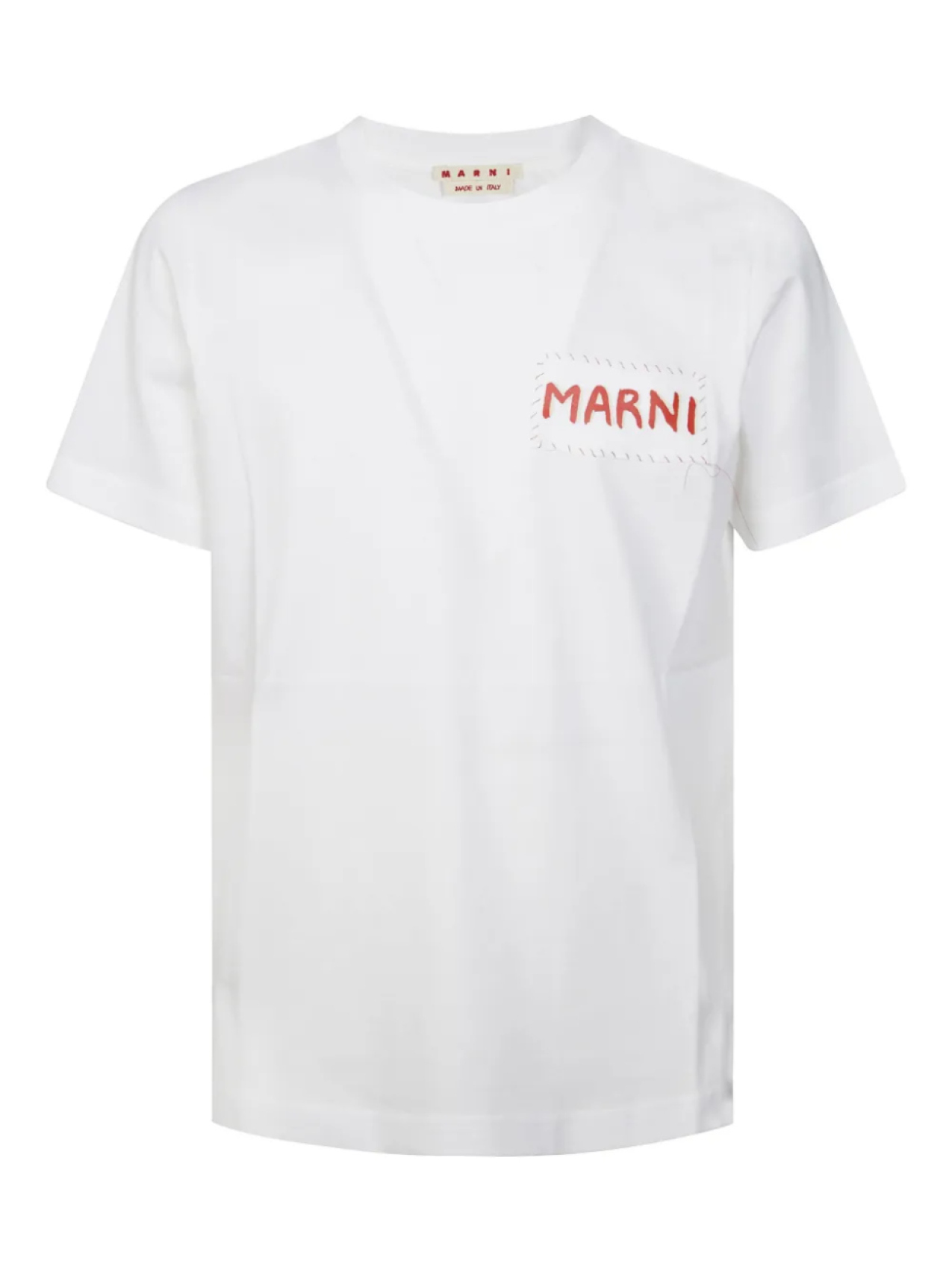 

Футболка с нашивкой-логотипом Marni, белый