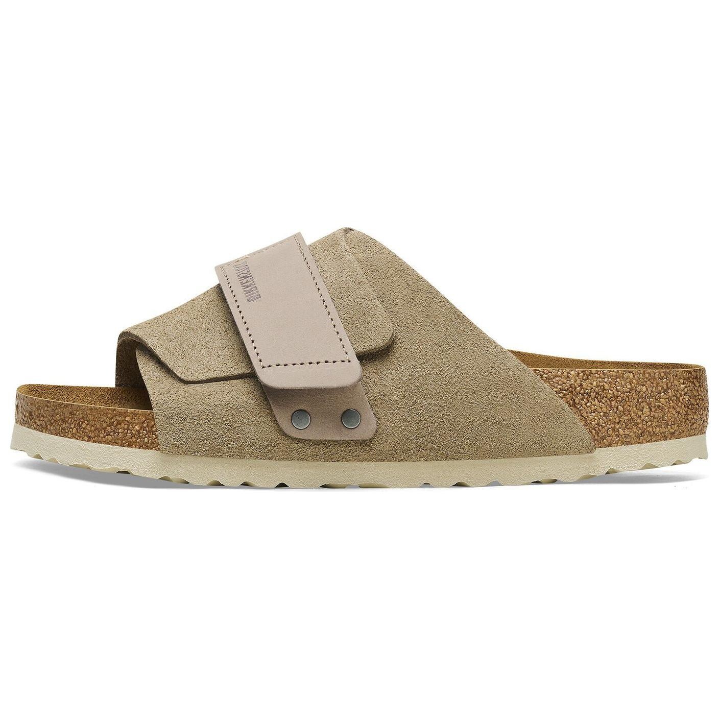 

Замша из нубука Kyoto Taupe Birkenstock