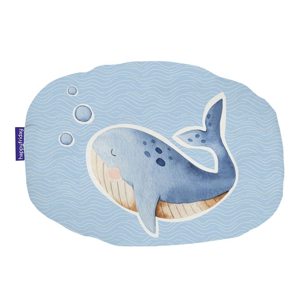 

Подушка HappyFriday HF Mini Colorful Whale 40 x 30 см