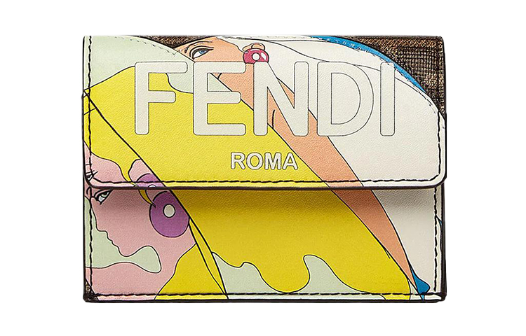 

FENDI Женский кардхолдер коричневый