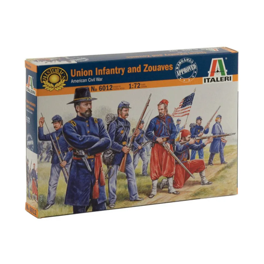 

Союз пехоты и зуавов, Historics - American Civil War (1:72) (Italeri)