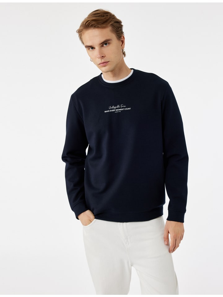 

KOTON Толстовка темно-синего цвета