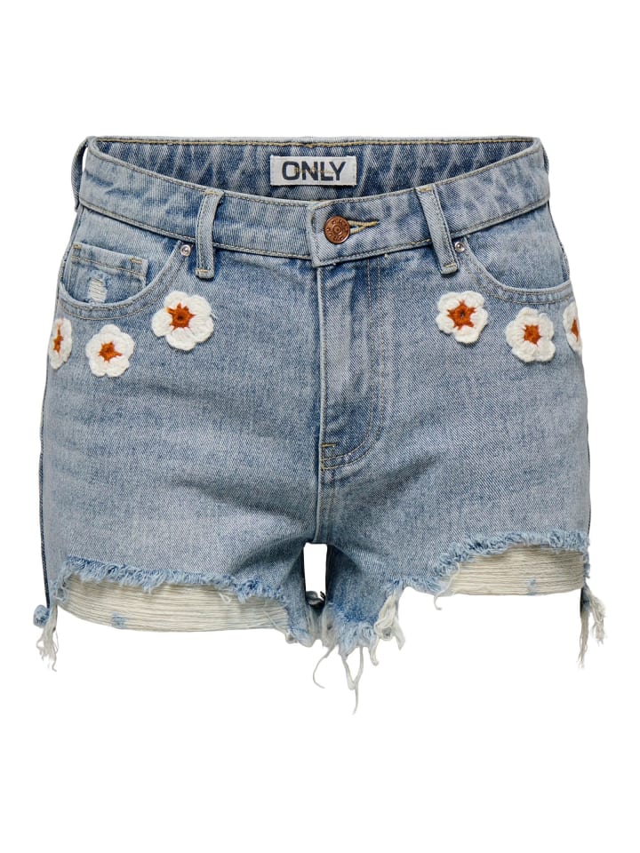 

Джинсовые шорты ONLY, светло-синий деним