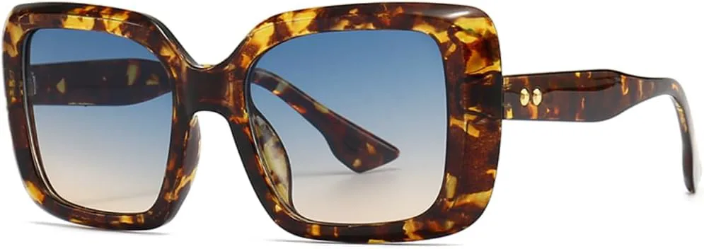 

Солнцезащитные очки с защитой UV400 | Большая оправа, градиентные линзы | Для женщин и мужчин, для занятий спортом на открытом воздухе и вождения DSVIGF, Gray