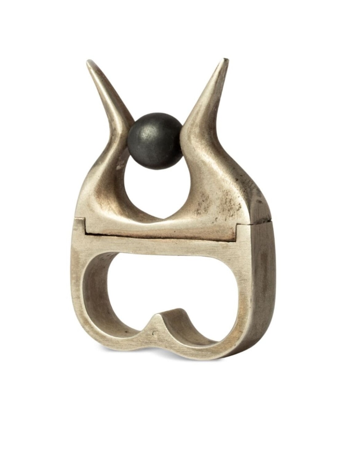 

Серебряное кольцо Plate Double Hathor Expansion Parts of Four, серебряный