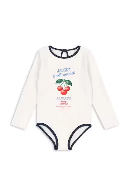 Купальник цельный VILJA LS SWIMSUIT GRS Konges Sløjd, белый