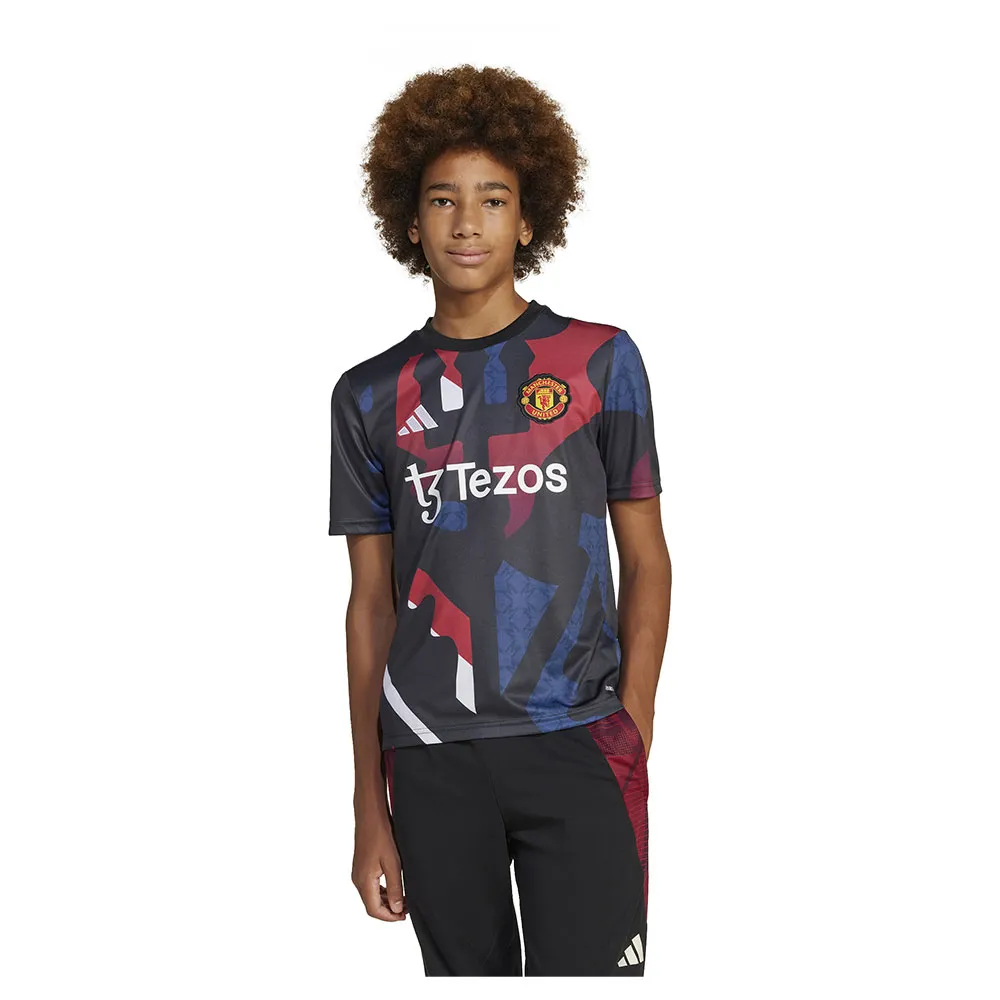 

Футболка с коротким рукавом adidas Manchester United 24/25 pre match junior, разноцветный