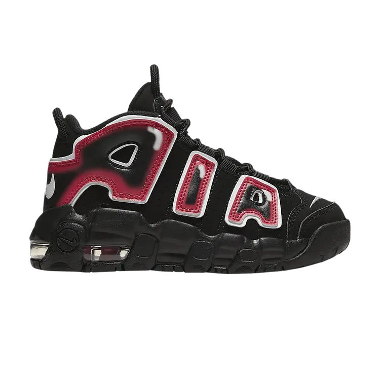 

Кроссовки Nike Air More Uptempo PS 'Laser Crimson', черный