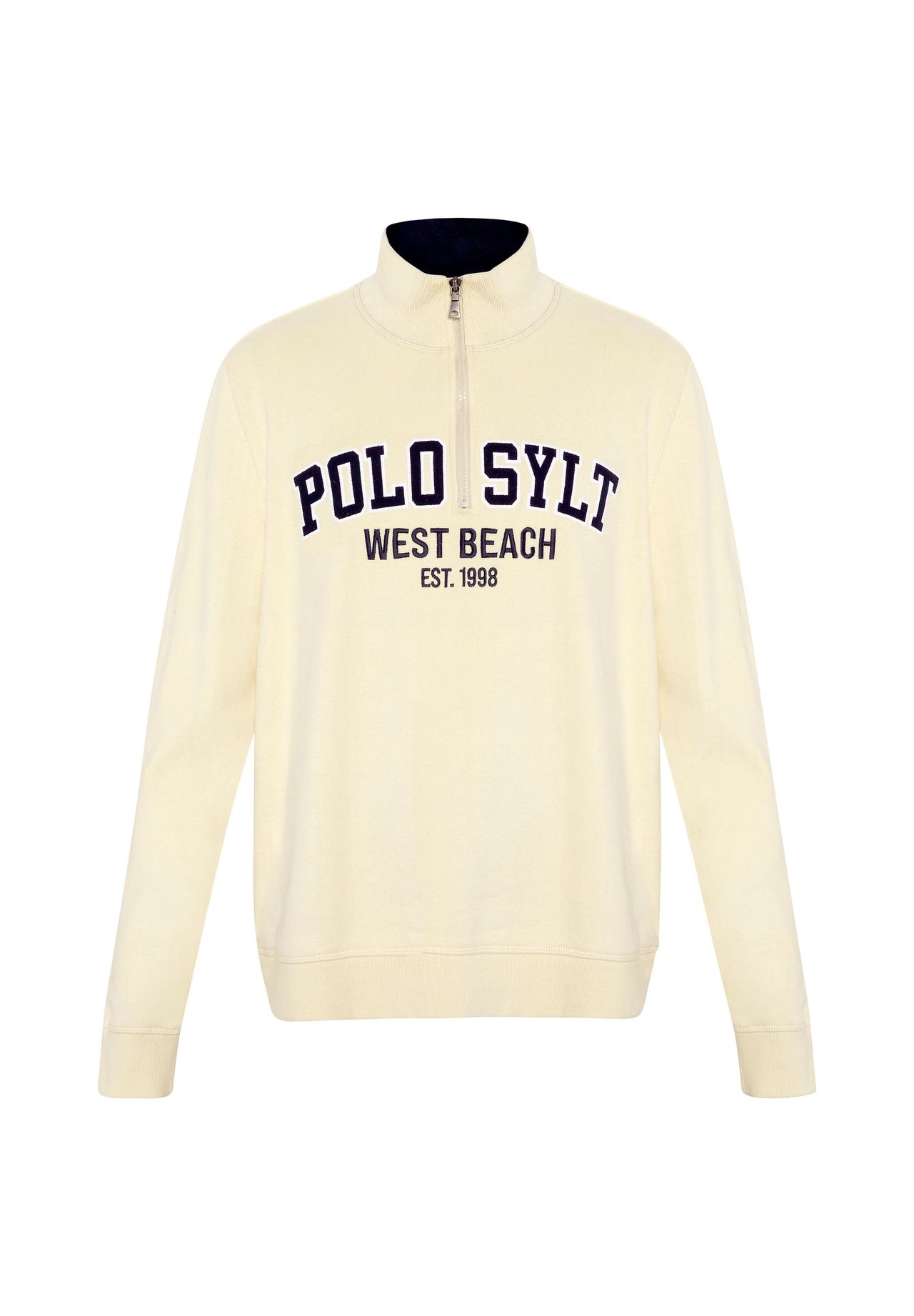 

Толстовка с этикеткой и надписью POLO SYLT, белыйкостяной