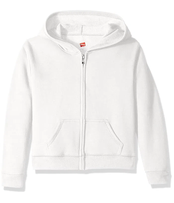Худи на молнии флис Hanes, Amaranth