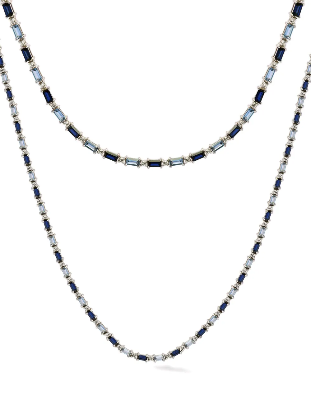 

Серебряное колье Blue Dahlia с сапфирами Lark & Berry, серебяный