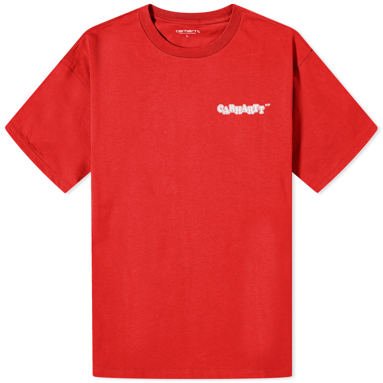 

Футболка Carhartt Wip Fast Food, цвет Samba & White