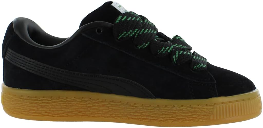 Детские кроссовки Puma Suede XL (унисекс/детские), белый/черный — фото 2
