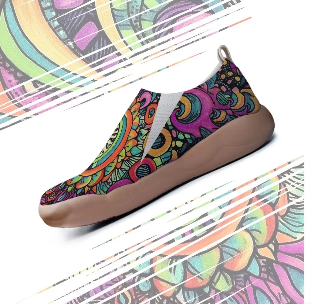 Мужские слипоны с поддержкой свода стопы, ультралегкие, дышащие, Abstract Stylish-011 Streetsavour — фото 4