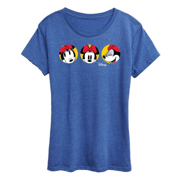 

Футболка с рисунком Минни Маус в горошек Disney, синий