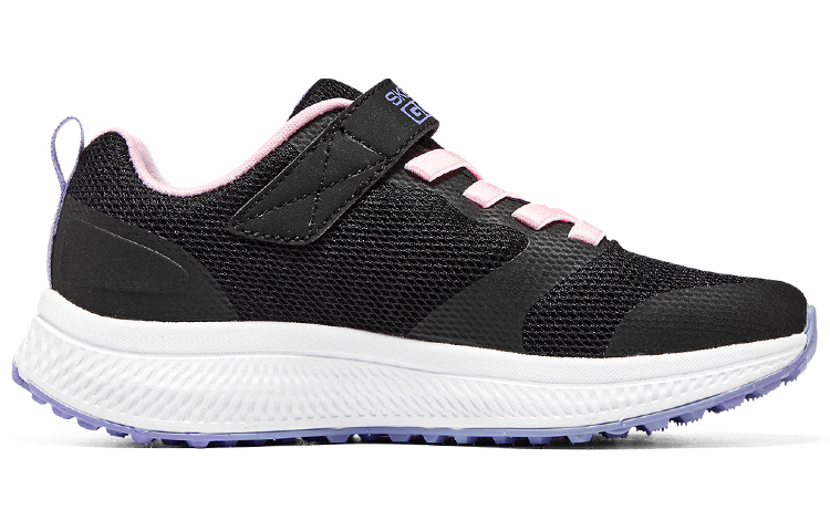 Skechers Детские кроссовки для бега GIRLS с амортизацией, износостойкие, низкие, цвет черный, фиолетовый — фото 2