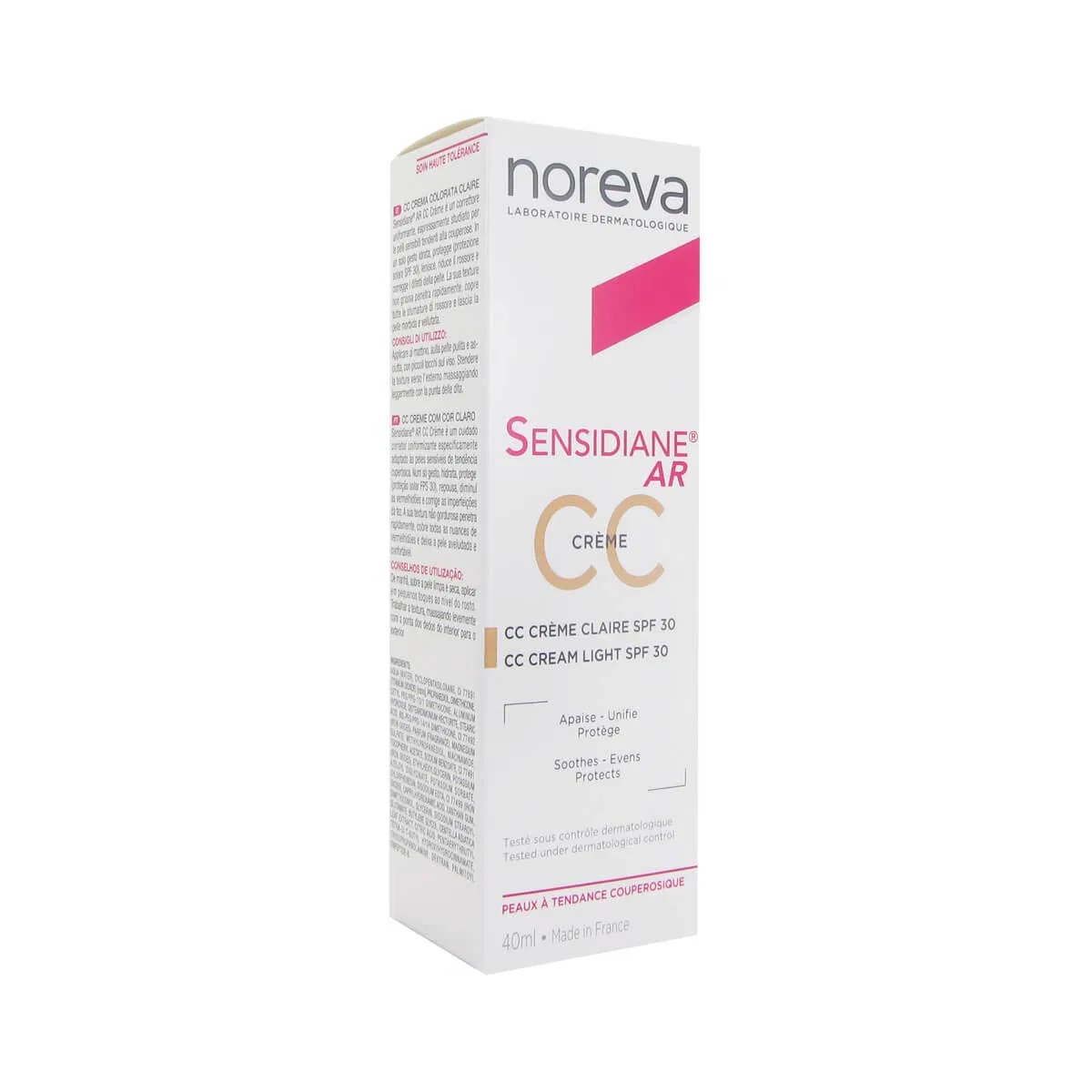Крем для лица SPF AVENE CC- Noreva Sensidiane AR — фото 2