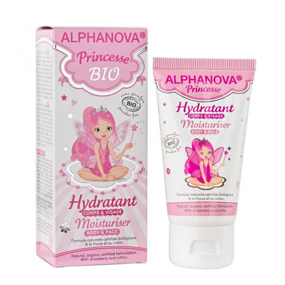 Детский органический увлажняющий крем «Princess» от Alphanova Kids Alphanova