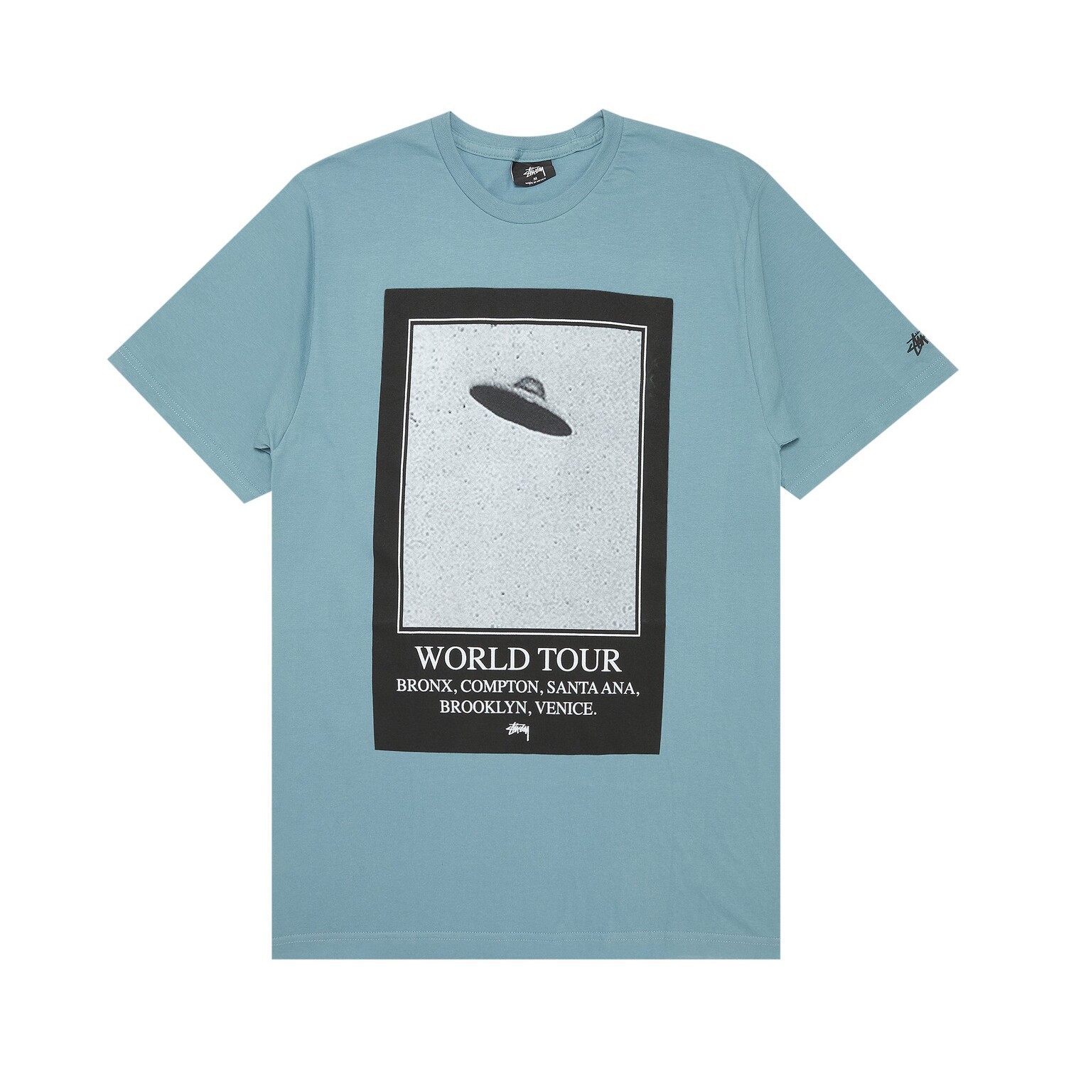 

Футболка Stussy Unidentified Wt, стальная