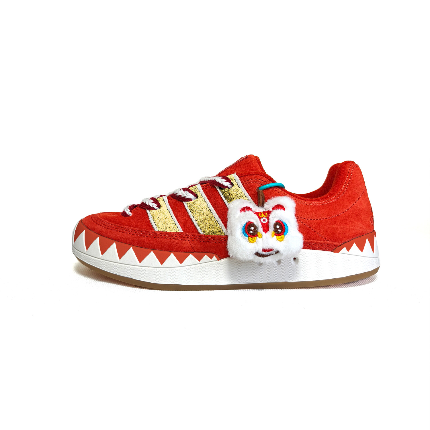 

Скейтбордические кеды Adimatic Unisex Low-Top White/Gold Adidas Originals
