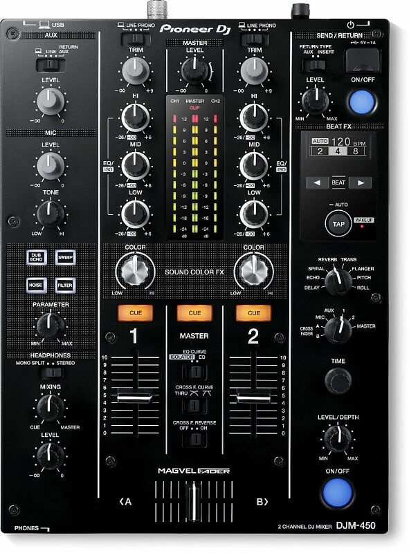 

Микшер Pioneer DJM-450 2-Channel DJ Mixer