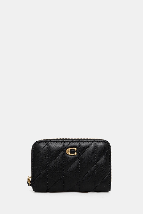 

Кожаный кошелек Coach, черный