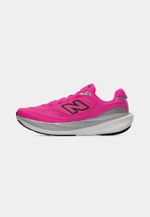 Кроссовки для бега по шоссе New Balance 1080V15, розовый хит/черный — фото 2