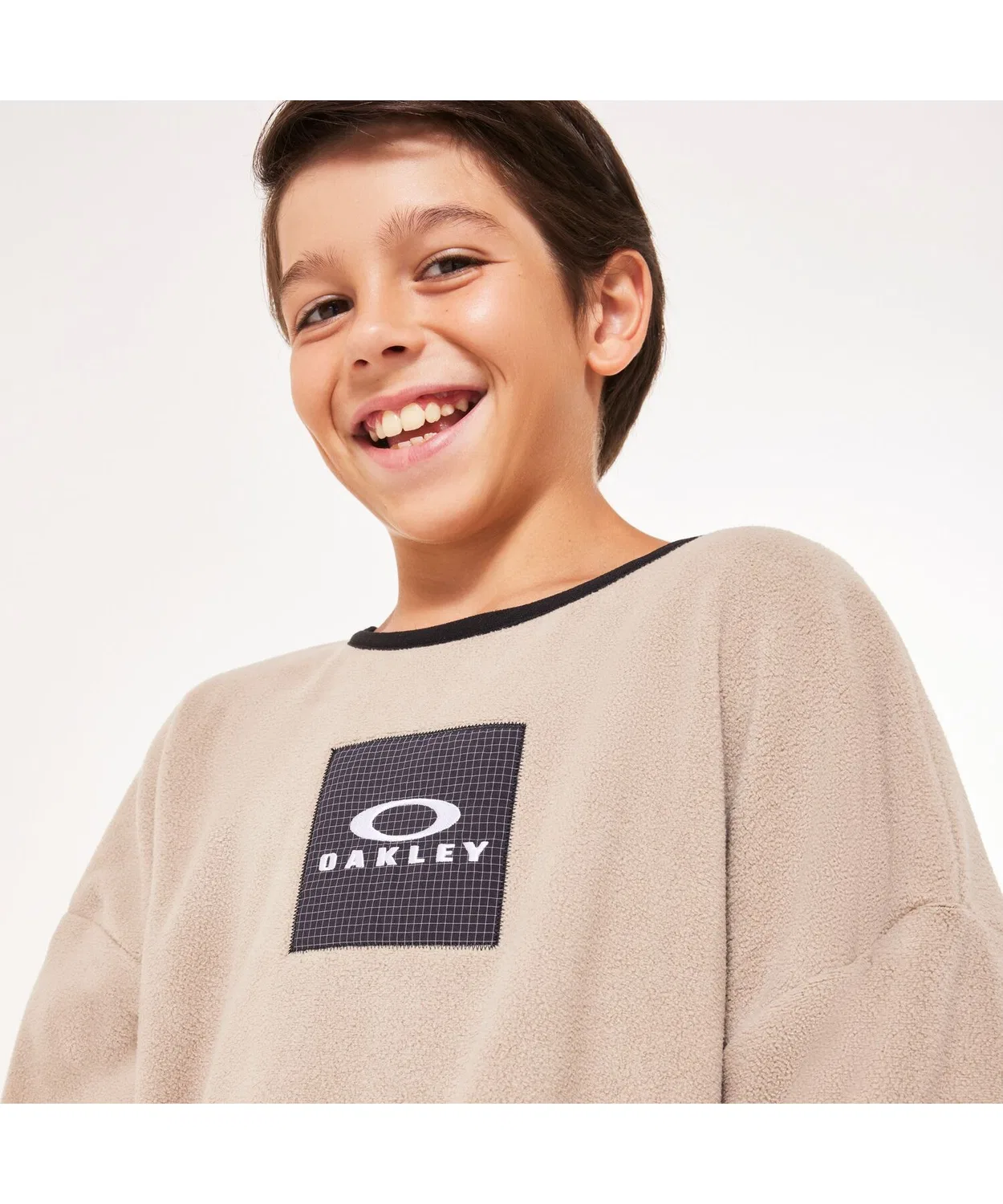 Флисовая кофта OAKLEY Micro Fleece Crew детская, светлый бежевый