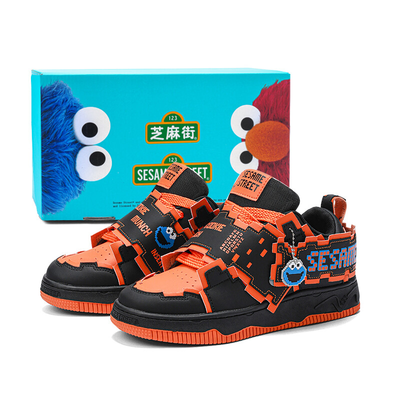 

Кроссовки SESAME STREET Skateboarding Shoes Unisex Low-top, цвет Hermes Orange