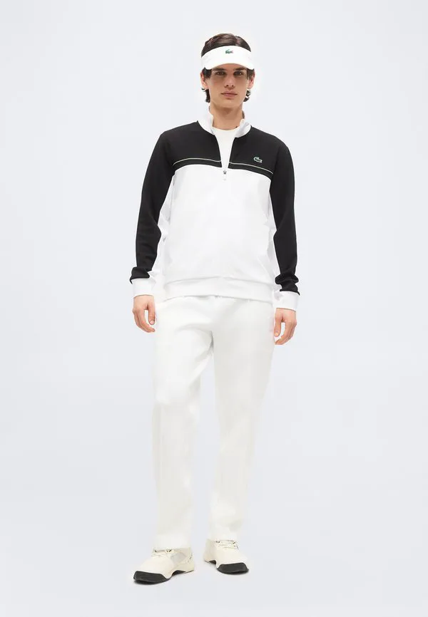 Тренировочная куртка Lacoste Sport для тенниса, влагоотводящая, черный/белый — фото 2