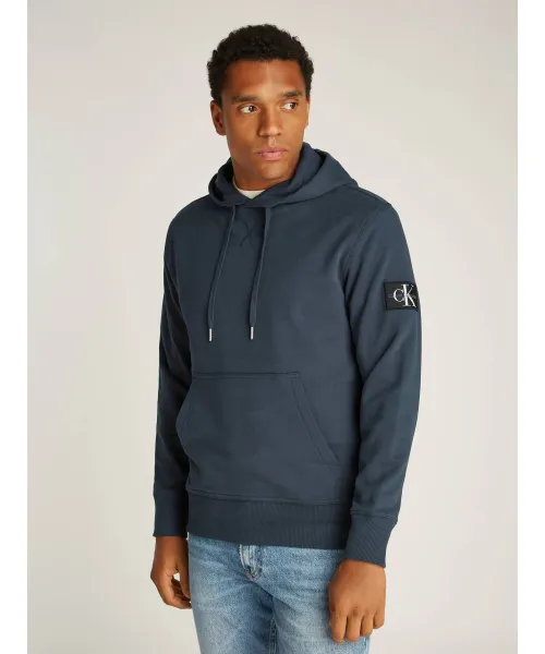 

Толстовка со значком Regular fit Calvin Klein Jeans, синий