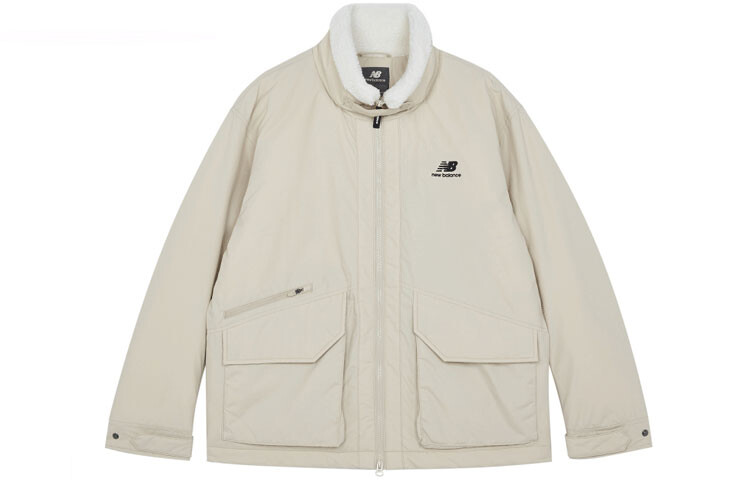 

Бархатная куртка для отдыха, унисекс, хаки New Balance, хаки