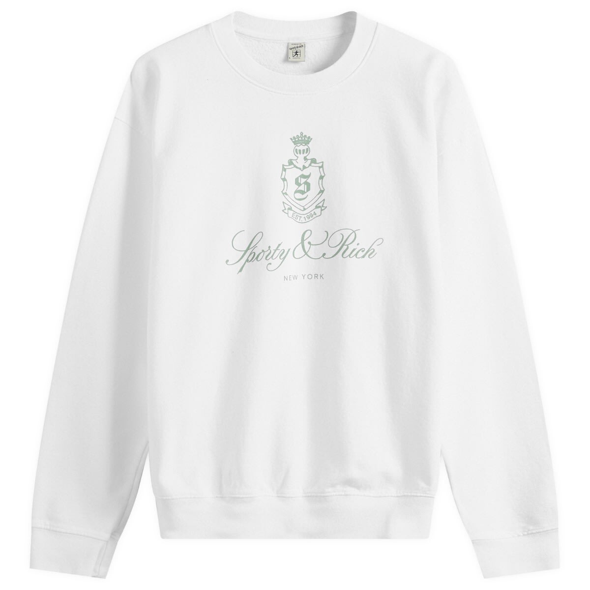 

Толстовка Sporty & Rich Vendome Sweatshirt, цвет White & Sage