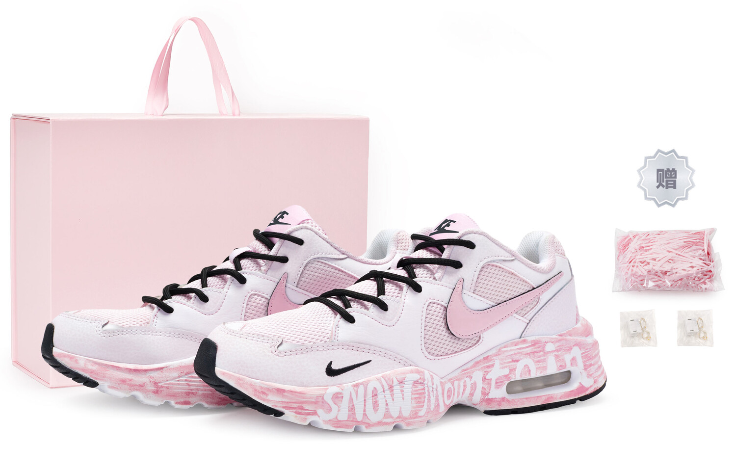 

Кроссовки Nike Air Max Fusion Женские, Pink White Black